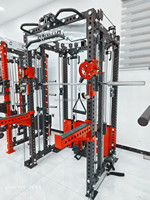 Longotech Gym Equipment Smith Machine Multi-fonctionnel Power Half Rack Smith Machine pour Musculation Machine Mulit Gym