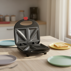 Máquina Eléctrica Multifuncional <span class=keywords><strong>para</strong></span> Hacer Sándwiches, Donuts, Pasteles y Desayunos con Calentamiento y Función <span class=keywords><strong>para</strong></span> Hacer Omelettes, Tamaño Grande - Product Image 6