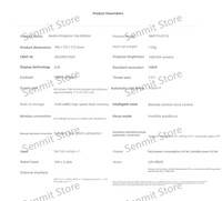 Projecteur Xiaomi Redmi Lite 150CVIA Lumens Android 11 TOF Auto Focus Portable 1080P Home Smart Mini Cinéma