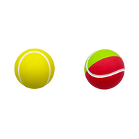 Balle en caoutchouc bicolore Hi Bounce Promotion Balle de tennis en caoutchouc 6cm