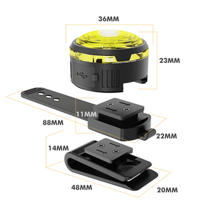 Benutzer definierte IPX7 wasserdichte LED-Hunde anhänger Clip auf Hunde halsband und Kleidung Leuchten Haustier zubehör Night Walking Pet Sicherheits licht - Product Image 4