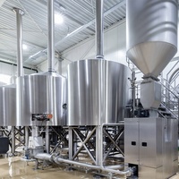 Kit complet de fabrication de bière, 1000 l, 4 navires, bouilloire, tourbillon réservoir, commercial, brasserie, Machine industrielle, fabrication de plantes
