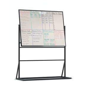 Di động bảng trắng hai mặt bảng trắng với bánh xe trường lớp học giảng dạy Chiều cao có thể điều chỉnh - Product Image 4