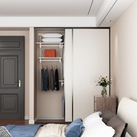 Étagère de rangement utilitaire réglable en fil métallique pour garde-manger et placard