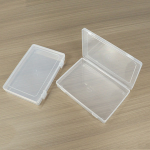 Transparent <b>Plastic</b> Storage <b>Box</b> Rectangle 24X16X3.1Cm Double Buckle Cover For Pencil Toy Puzzle Sample <b>Display</b> Organizer - Product Image 2