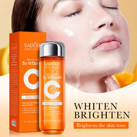 Série de soins de la peau à la vitamine C en cinq composants, blanchissant, raffermissant, hydratant, nettoyant, sérum pour le visage et crème hydratante pour femmes