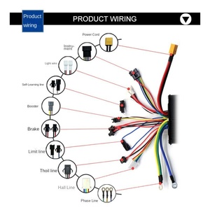 <span class=keywords><strong>Kit</strong></span> de modification de vélo <span class=keywords><strong>électrique</strong></span> Nine Cities avec batterie au lithium, moteur arrière 52V2000W, écran LCD et accélérateur à pouce pour VTT - Product Image 2