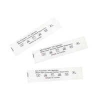 Maillots De Bain Transparent TPU Taille Doux PVC Étiquette Étiquette Patch Lavage Soins En Caoutchouc Étiquette Pour Vêtements