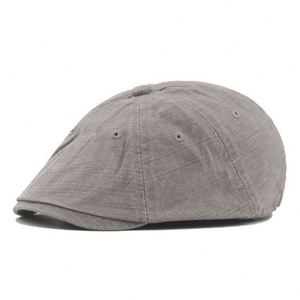 Gorra Newsboy Lisa de Color Sólido Lavada al por Mayor - Product Image 6