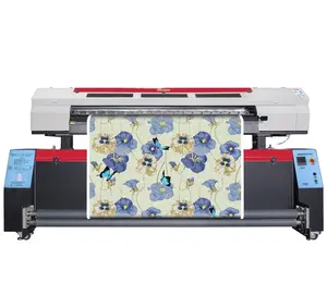 Fabricant grand format drapeau imprimante textile machine d'impression directe 6 pieds 1.8m tissu