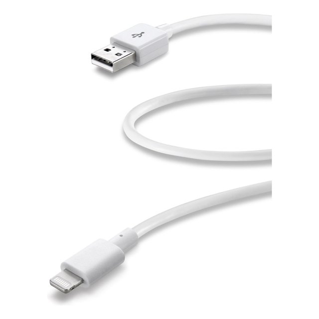For MFi Certified for Cable Charging TPE/TPR Material Replacement 0.6m White USBDATA06MFIIPHW