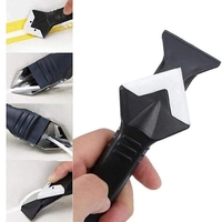 Outil de déjointage lisse de haute qualité Taurus, grattoir durable 3 en 1 pour enlever le mastic avec tête en acier inoxydable