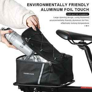 RIDERACE 5L sacoche de vélo panier arrière de vélo sacoche étanche avec housse de pluie <span class=keywords><strong>porte</strong></span>-bagages arrière <span class=keywords><strong>sac</strong></span> de selle de siège arrière bagages de cyclisme - Product Image 5