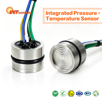 WTsensor PC20B Capteur de température et de pression 19 mm piézorésistif rempli d'huile SS316L isolé 0~35kPa~40MPa 0,25%FS mV OEM ODM