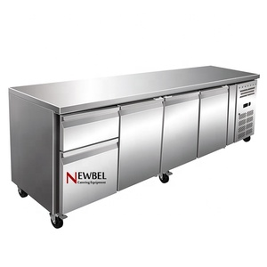 GN4140TCommercial Đồ Uống Lạnh Làm Việc Counter Salad Bar Pizza Bảng Top Tủ Lạnh Ngăn Kéo Tủ Đông Thiết Bị Tủ Lạnh Hiển Thị Máy - Product Image 3