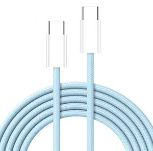 PD Quick Charge Usb <b>Type</b> <b>C</b> to <b>Type</b> <b>C</b> <b>Charging</b> NYLON <b>Cable</b> for Smartphone - Product Image 3