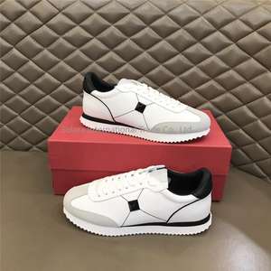 Chaussures de sport décontractées rétro personnalisées de haute qualité, lacets, en cuir de vache, respirantes, chaussures plates pour hommes, printemps, hiver - Product Image 4