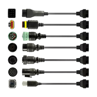 Adaptateur d'interface OBDII 9 broches 16 broches J1939 Câble de camion Y-Splitter pour automobiles électroniques et machines de diagnostic de camions