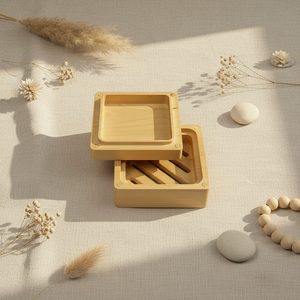 Caja de Regalo Rectangular de Madera MDF Reciclable Hecha a Mano, Color Marrón, de Lujo, Personalizada, 50 ml, Barnizada, con Opción de Grabado Láser - Marca DS Acepta - Product Image 1