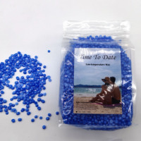 Bebas rosin Waxing 2,2 LB manik-manik chamomile azulene biru laut manik-manik lilin keras Bikini Brasil untuk kulit sensitif