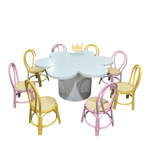 Chaise pour enfants en rotin faite à la main élégante pour événements et fêtes, chaise en osier pour tout-petits, naturelle, écologique, durable, mobilier de siège pour enfants - Product Image 1