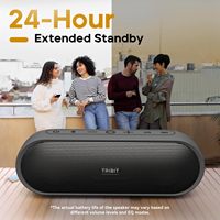 Enceinte portable Tribit XSound Plus 2, enceinte sans fil 30W XBass, étanche IPX7, autonomie de 24 heures, micro intégré