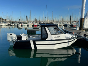 Yacht sportif haute vitesse de 6 <span class=keywords><strong>m</strong></span> <span class=keywords><strong>avec</strong></span> <span class=keywords><strong>cabine</strong></span> Cuddy, <span class=keywords><strong>bateau</strong></span> marin offshore de 20 pieds <span class=keywords><strong>avec</strong></span> hard-top, coque en V profond, <span class=keywords><strong>bateau</strong></span> de pêche en aluminium à vendre - Product Image 1