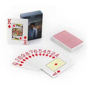 Cartas de Póker con Logotipo de Club, 4 Colores, Índice Grande, Fuente Personalizada, Baraja de Pinochle de Papel con Caja, Superventas 2026 - Product Image 2