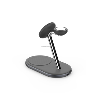 2023 OEM ODM MFi Qi 15W 5W chargeur rapide support de téléphone multifonction Station de charge sans fil 3 en 1 pour téléphone - Product Image 5