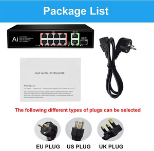 8+<strong>2</strong>+1 Full Gigabit KuWFi <strong>Switch</strong> Uplink Sfp Port Ethernet 2K Switching Indoor Wireless <strong>Network</strong> <strong>Switch</strong> for Cctv Camera Use - Product Image 6