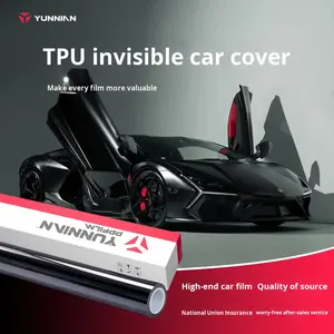 فيلم حماية طلاء السيارة TPU أسود غير لامع، فيلم حماية كامل للسيارة مع إصلاح حراري ومقاوم للخدوش، لفة كاملة بضمان 5-10 سنوات - Product Image 3