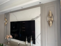 Applique murale de luxe européenne à tête simple ou double, AC220V, 3 CCT, en cristal doré, pour villa