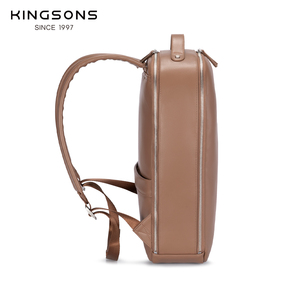 <span class=keywords><strong>Sac</strong></span> <span class=keywords><strong>à</strong></span> <span class=keywords><strong>dos</strong></span> Kingsons Fashion en PU imperméable avec fermeture éclair, grande capacité 13L, léger, portable, antichoc, <span class=keywords><strong>renforcé</strong></span>, pour ordinateur portable et université - Product Image 1