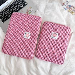 <span class=keywords><strong>Pochette</strong></span> de protection en coton matelassé à carreaux, rouge et noir, <span class=keywords><strong>pour</strong></span> tablette d'ordinateur portable, <span class=keywords><strong>pour</strong></span> <span class=keywords><strong>iPad</strong></span> Air <span class=keywords><strong>Pro</strong></span> - Product Image 5