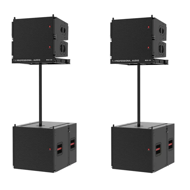MAX-6 Line array double 6 woofer 500W(RMS) line array Active and passive sound system speaker
