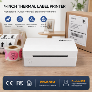 โรงงานผลิตโดยตรง รับผลิตแบบ OEM ODM ขายส่ง เครื่องพิมพ์ฉลากจัดส่ง Milestone L1091 ขนาด 4x6 เครื่องพิมพ์ความร้อนแบบตั้งโต๊ะ เชื่อมต่อผ่าน USB - Product Image 1