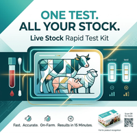 Kit de test de grossesse précoce pour équidés - Réutilisable, certifié CE, durée de conservation de 2 ans