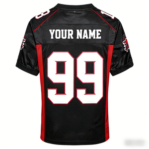 Maillots de football imprimés respirants pour hommes - Adam Sandler Mean Machine the Longest Yard Paul Crewe Noir 18 Taille S-XXXL - Product Image 1