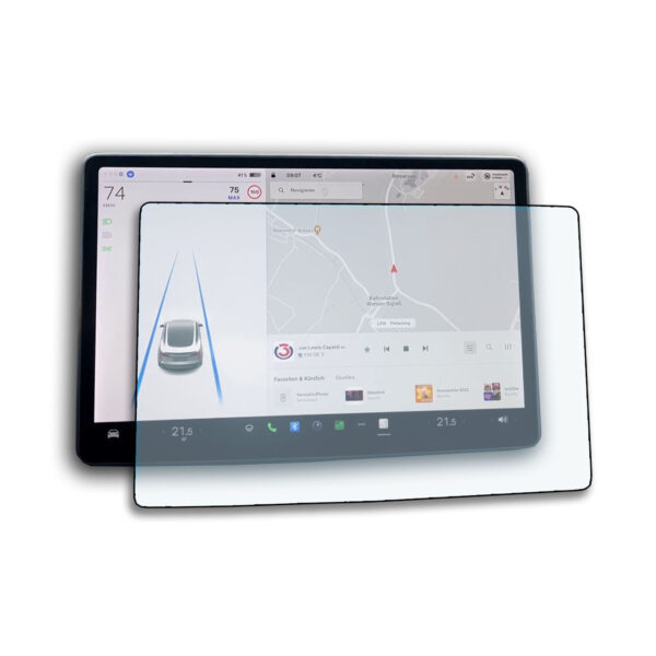 Car Navigation Dushboard Display Screen Protector Film Anti-glare Hd Clear Tempered Glass Screen Protector for Tesla Model 3 Y