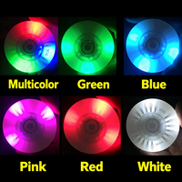 Roues de patins à roulettes LED à prix d'usine 62/64/68/70/72/76/80mm 90A PU ABEC-7 Roues de patins en ligne lumineuses en plastique haute élasticité