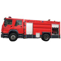 Camion-citerne à incendie HOWO diesel 4x2 personnalisable, 7,51 mètres cubes, réservoir de 9,726 L, pour la lutte contre les incendies urbains et les interventions en cas de catastrophe