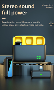 Micrófono Lavalier Inalámbrico Profesional SX6, Venta al por Mayor de Fabricantes, Nuevo, Multifuncional, de Alto Valor y Ventaja - Product Image 6