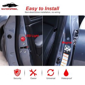Universal LED Car <strong>Door</strong> <strong>Warning</strong> Light Magnetic Sensor 12V 24V Strobe Flashing Anti Collision Safety Lamp Waterproof - Product Image 3