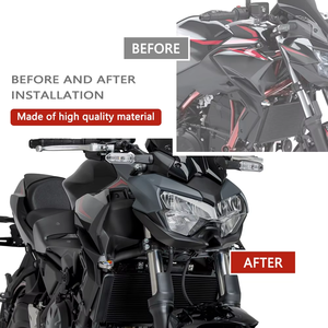 Ailerons avant pour moto <span class=keywords><strong>Kawasaki</strong></span> <span class=keywords><strong>Z650</strong></span> <span class=keywords><strong>Z650</strong></span> <span class=keywords><strong>2020</strong></span>-2026, <span class=keywords><strong>accessoires</strong></span> de carénage pour une meilleure tenue en virage - Product Image 6