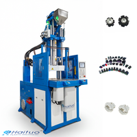 Machine de moulage par injection verticale pour connecteurs automobiles étanches avec serrage stable