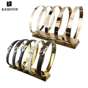 2025 hiện đại cho thép không gỉ giao diện điều khiển bảng biểu tượng tùy chỉnh thương mại Cắt vành đai hiển thị đồ nội thất khách sạn sống - Product Image 3