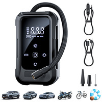 Portable numérique intelligent 12V 150psi pompe à Air ABS matériel sans fil rapide gonfler arrêt automatique pour voitures et vélos
