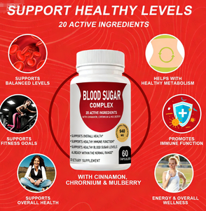 Cápsulas de Complejo para el Azúcar en la Sangre, Suplemento Herbal OEM/ODM, Hoja de Banaba, Melón Amargo, Vitaminas y Minerales, Apoyo para una Glucosa Saludable - Product Image 2