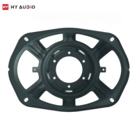 HY AUDIO Accesorios para Altavoces de Coche, Suministro de Fábrica OEM/ODM, Marco de Altavoz con Tamaño y Color Personalizables, Material de Hierro, Cesta de Altavoz