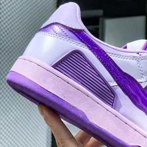 Artículos de Alta Calidad Más Vendidos en 2026, Zapatos Deportivos Casuales de Moda Bapeeess con Diseño de Estrella, de Piel Sintética Patentada, Color Morado, para Caminar, Hacer Skateboard y Deportes - Product Image 6